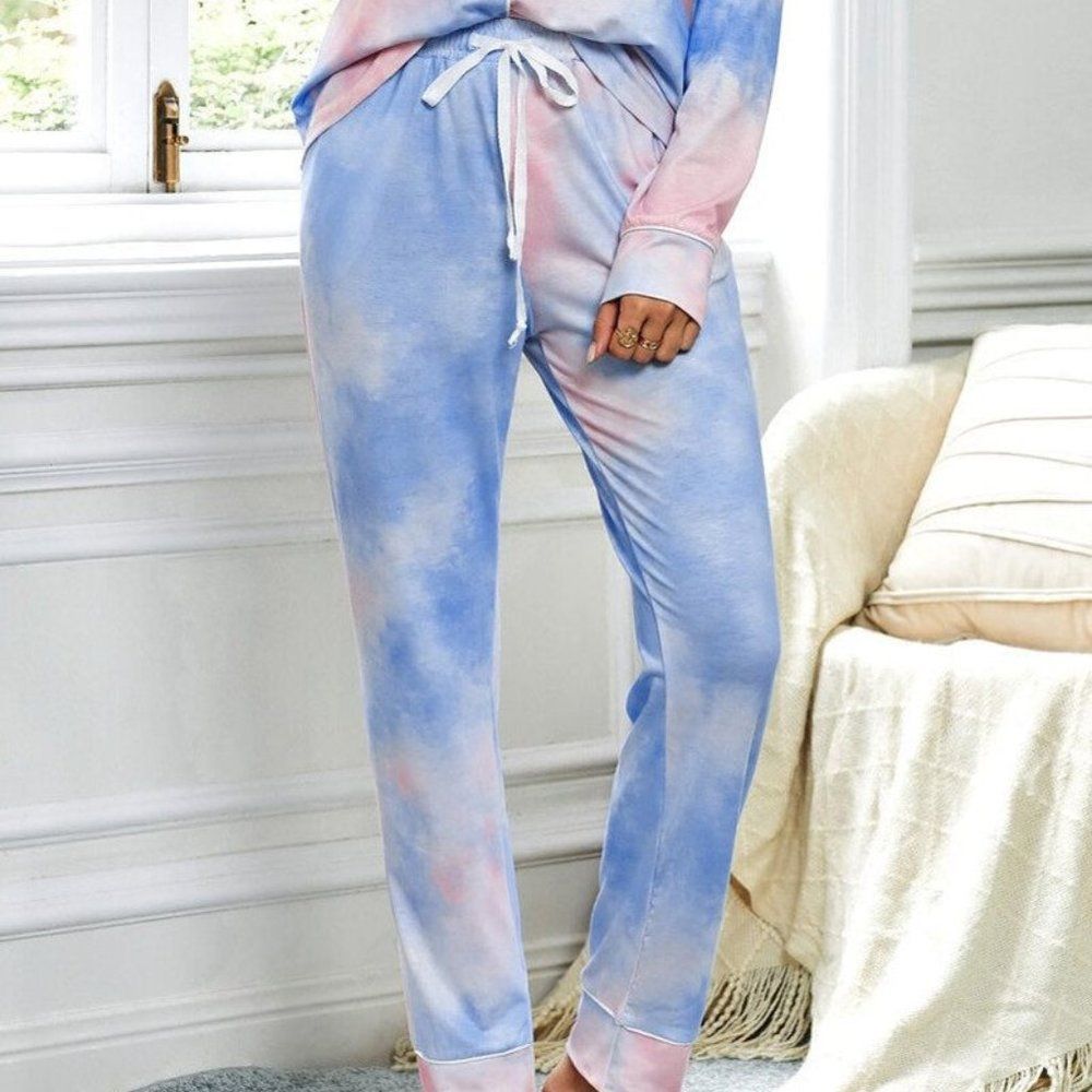 Time for Coffee Tie-dye Pants - Picture 2 of 3